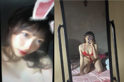 Clip sex nàng xinh mặc nội y đỏ gợi cảm