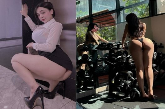 Lòa lên sướng không chịu nổi với cô gái gym mông khủng