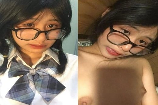 Em nữ sinh quyến rũ đeo kính, ai có thể cưỡng lại sức hấp dẫn?