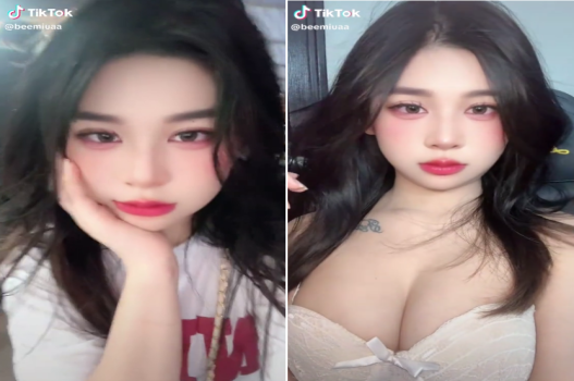 Em TikToker xinh nằm ngửa bị chịch phê