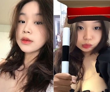 Em bản lớn nằm để thưởng thức cậu nhỏ