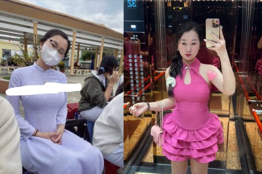 Nữ sinh mũm mĩm tại bar bị lôi kéo vào phút yêu thương
