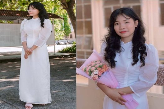 Em nữ sinh áo dài hấp dẫn với khả năng kích thích cao nhất